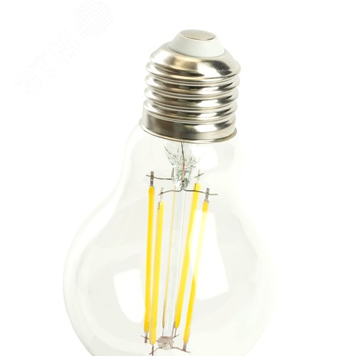 Лампа светодиодная LED 8вт Е27 теплый FILAMENT .PRO