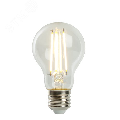 Лампа светодиодная LED 8вт Е27 теплый FILAMENT .PRO