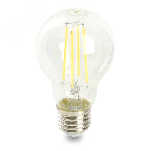 Лампа светодиодная LED 8вт Е27 теплый FILAMENT .PRO