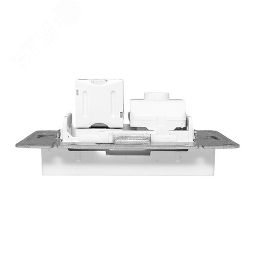 Механизм розетки TV+RJ45 (cat5) белый Эпика EKF