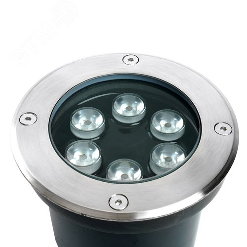 Светильник светодиодный тротуарный ДВУ-6w 12-24в 3000К IP67
