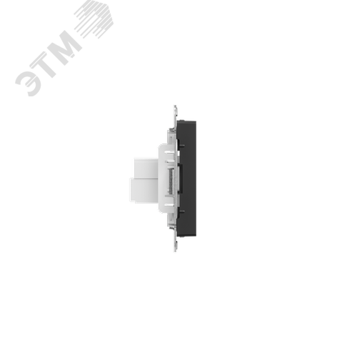 Эпика Механизм розетки RJ45 (cat5) черный EKF