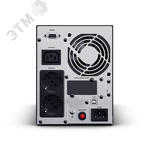 Источник бесперебойного питания Online РСК-ЭКСПЕРТ-1000С-М Rack/Tower 1000ВА/900Вт USB/RS-232/SNMP Slot/EPO (8 IEC С13) (12В/9Ач. х 2) 2U