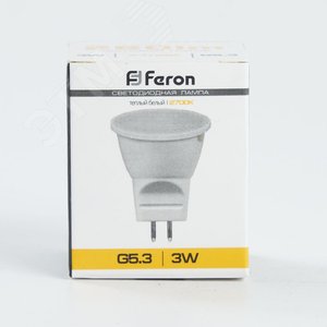 Лампа светодиодная LED 3вт 230в G5.3 MR11 теплый