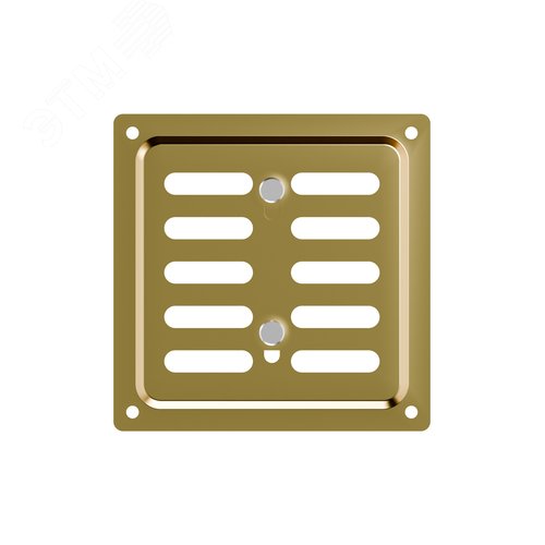 Решетка вентиляционная MER регулируемая 100x100 окраш.сталь Gold