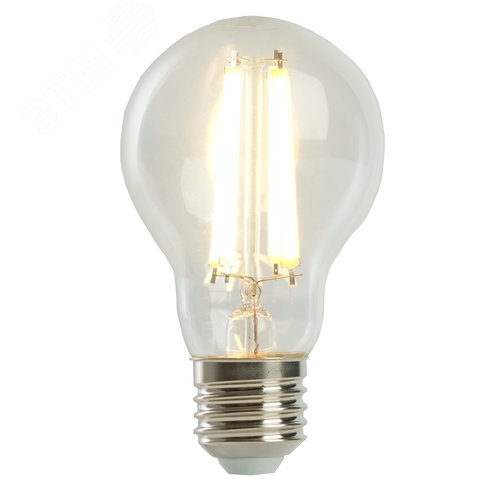 Лампа светодиодная LED 12вт Е27 теплый FILAMENT .PRO
