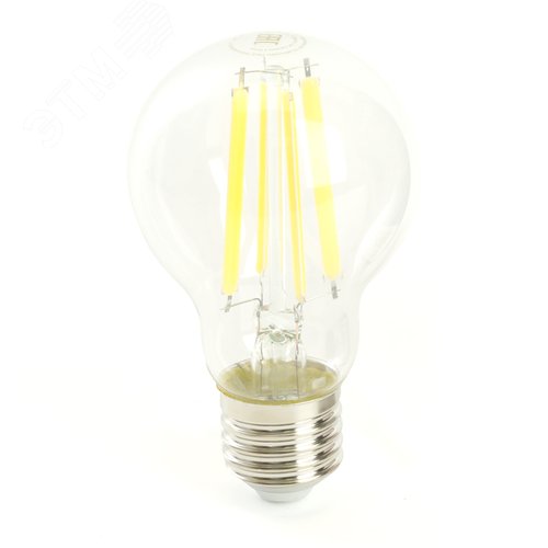 Лампа светодиодная LED 12вт Е27 теплый FILAMENT .PRO