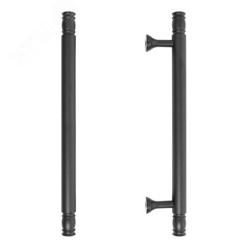 Ручка-скоба мебельная StahlBuro AP2311-128 2шт., BL матовый черный