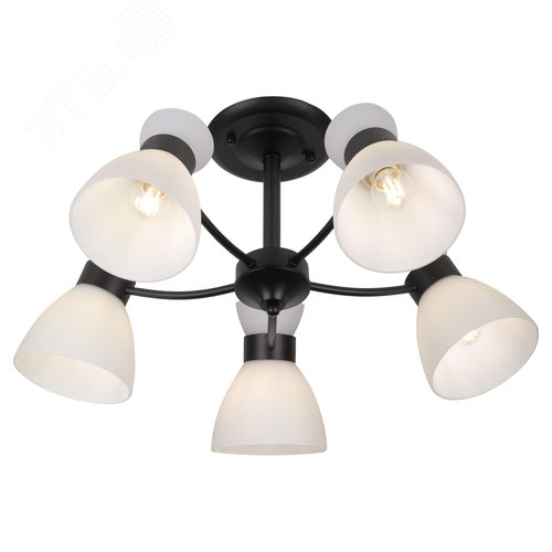Люстра 9185-305 5хЕ27 60 Вт модерн Rivoli Aemilia