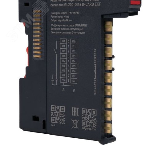 Модуль расширения дискретных сигналов GL200-DI16 D-CARD