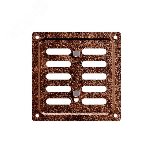 Решетка вентиляционная MER регулируемая 150x150 окраш.сталь Antique copper