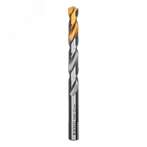 Сверло спиральное по металлу 12 x 151мм, Р6М5, Golden Tip
