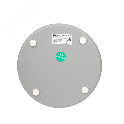 Фонарь-светильник универсальный Accu5-L60-gy