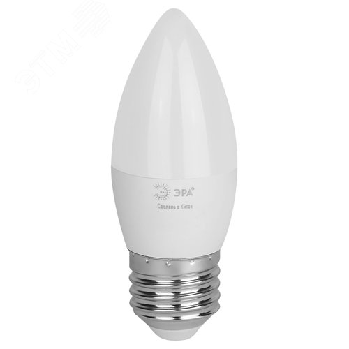 Лампа светодиодная LED 8 Вт 800Лм 6500К свеча холодный E27 220-240В LED B35-8W-865-E27 Green Line