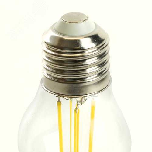 Лампа светодиодная LED 6вт Е27 теплый шар FILAMENT .PRO