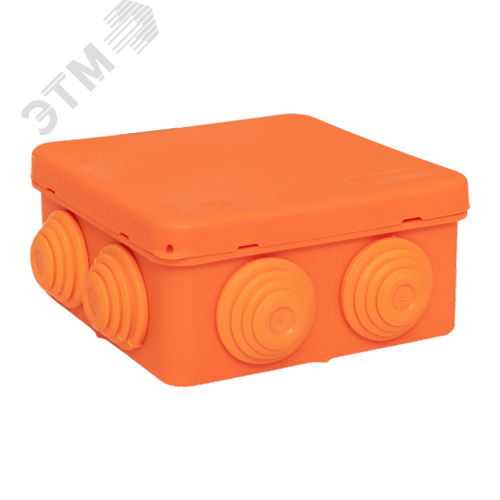 Коробка огнестойкая E45 85х85х40мм с клеммниками 4 полюса 0,5-4мм2 IP55 HF EKF