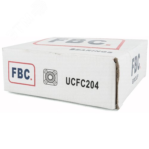 Подшипниковый узел UCFC204 (UC204+FC204) FBC (ГОСТ)