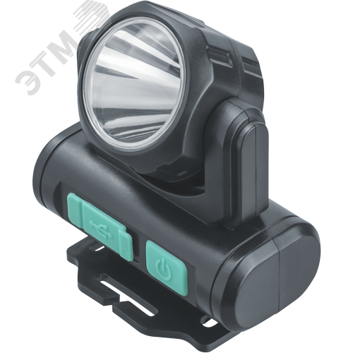 Фонарь светодиодный NPT-H38-ACCU 1COB, 3.2Вт + 1 LED, 3Вт налобный аккумуляторный