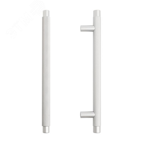Ручка-скоба мебельная StahlBuro AP2308-128 2шт., W матовый белый хром