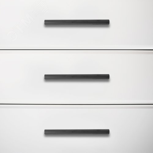 Ручка-скоба мебельная StahlBuro A8925-96 2шт., BL матовый черный