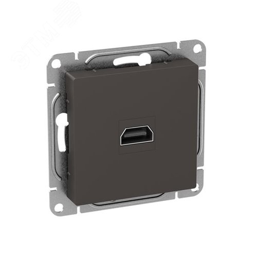 Механизм розетки HDMI мокко Эпика EKF