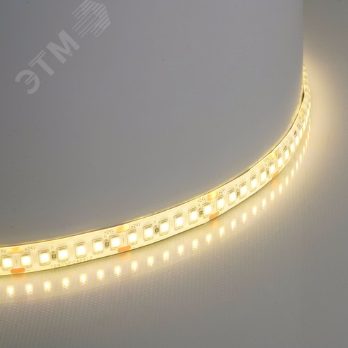 Лента светодиодная 16Вт/м 24В 3000К IP65 180LED/м LS512
