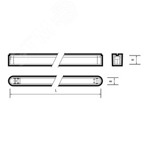 Драйвер MTR16 100w 40V BL к низковольтному шинопроводу (чёрный) IP20