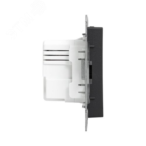 Эпика Механизм розетки USB-C - 2шт черный EKF