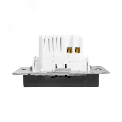 Эпика Механизм розетки USB-C - 2шт черный EKF