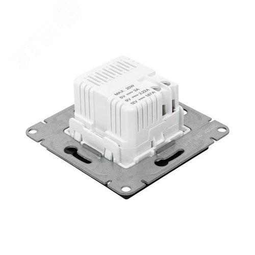 Эпика Механизм розетки USB-C - 2шт черный EKF