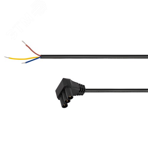 Шнур сетевой SML-AC-3-CABLE-1.5m-B длина 1500мм для светильников SML-30
