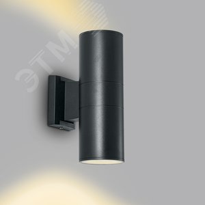 Светильник светодиодный уличный ДБУ-2х10w вверх/вниз 3000К IP54 черный