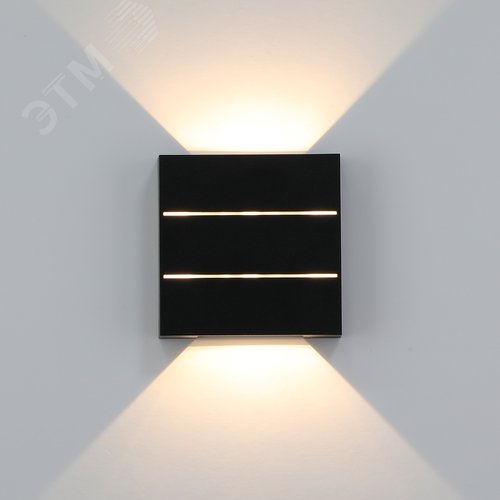 Светильник ULU-P31B-4W/4000K IP65 BLACK светодиодный уличный. Архитектурный накладной. Белый свет (4000K). Корпус черный
