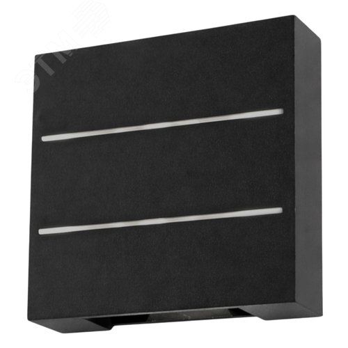 Светильник ULU-P31B-4W/4000K IP65 BLACK светодиодный уличный. Архитектурный накладной. Белый свет (4000K). Корпус черный