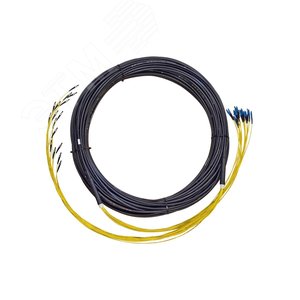 Cборка кабельная 6 неэкранированных кабелей U/UTP 4х2х0.51 (24 AWG) категория 5e однопроволочные Hyperline UUTP4x6W-C5E-S24-IN-LSZH/LSZH-GY
