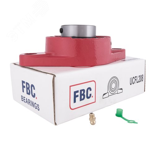 Подшипниковый узел UCFL208 (UC208+FL208) FBC (ГОСТ)