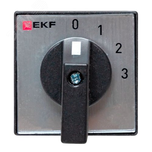 Переключатель кулачковый ПК-1-102 25А 2P 0-1-2-3 IP65 EKF