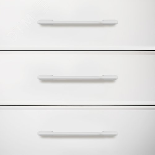 Ручка-скоба мебельная StahlBuro A300-128 2шт., W матовый белый