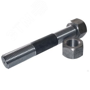 Шпилька АМ16-6gх90.32.12Х18Н10Т ГОСТ 9066-75 с 2мягайками АМ16-6Н.12Х18Н10Т ГОСТ 9064-75 для фланцевых соединений