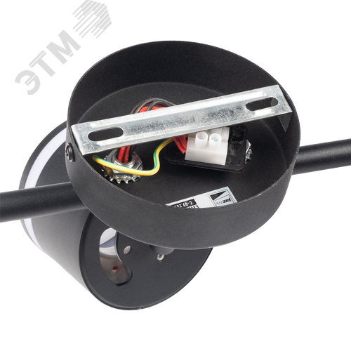 Светильник декоративный ДПО 0703 3xGX53 черный 230V IP20 JazzWay