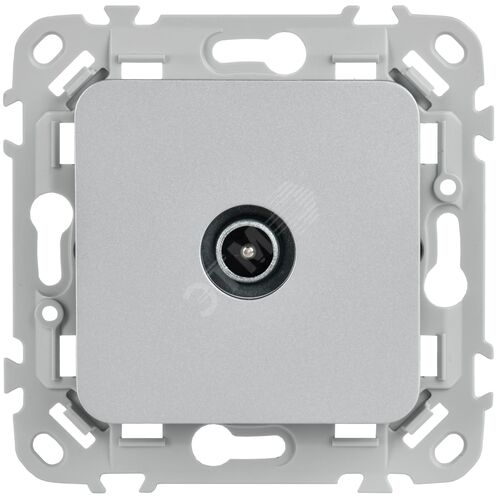 FLITE Розетка TV экранированная оконечная тип M РТВм-1-1-1-ФлА алюминий