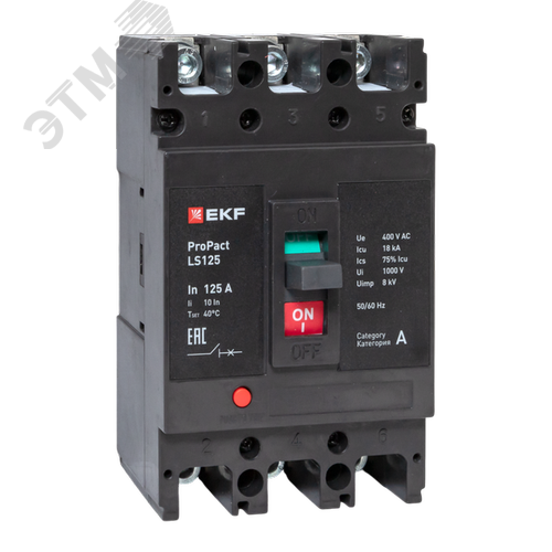 LS125 18кА 3P 125А ProPact EKF