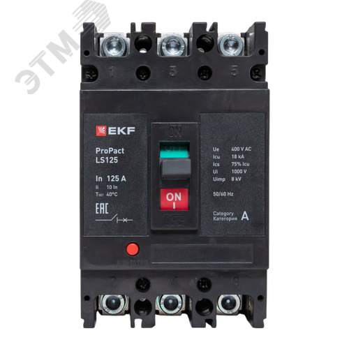 LS125 18кА 3P 125А ProPact EKF