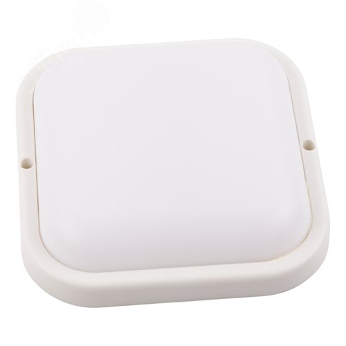 Светильник светодиодный ULW-Q229 18W/6500K IP65 WHITE влагозащищенный. Квадрат. Дневной свет (6500K). 155?155?37мм. Корпус белый