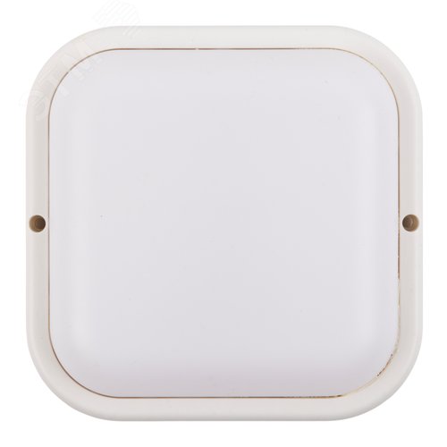 Светильник светодиодный ULW-Q229 18W/6500K IP65 WHITE влагозащищенный. Квадрат. Дневной свет (6500K). 155?155?37мм. Корпус белый