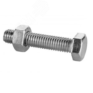 Болт M12-6gх45.58.20 ГОСТ 7798-70 с гайкой М12-6Н.5.20 ГОСТ 5915-70