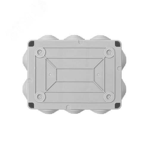 Распаячная коробка ОП 150х110х70мм прозрач. крышка IP55 10 гермовводов инд. штрихкод TDM