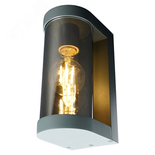 Светильник НБУ-40w Е27 IP44 серый/зеркальный