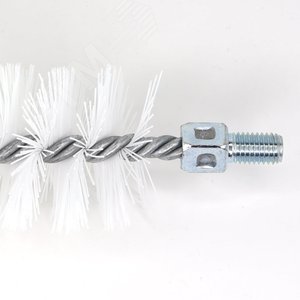 Щетка ёрш Д60х95х160 нейлон 0,60, посадка М12 резьба очистка котлов теплообменников дымоходов