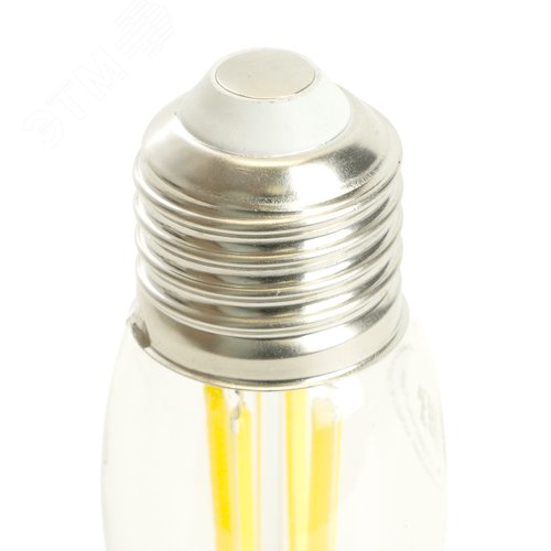 Лампа светодиодная LED 6вт Е27 дневной свеча FILAMENT .PRO